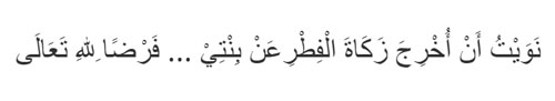 Doa Zakat Fitrah untuk Anak Perempuan Arab, Latin & Artinya