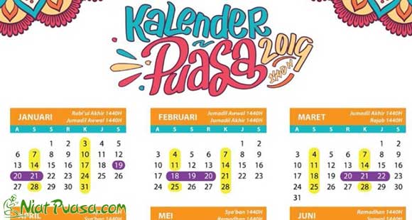 Kapan Puasa Ramadhan 2019 1 Hijriah 1440 di Indonesia